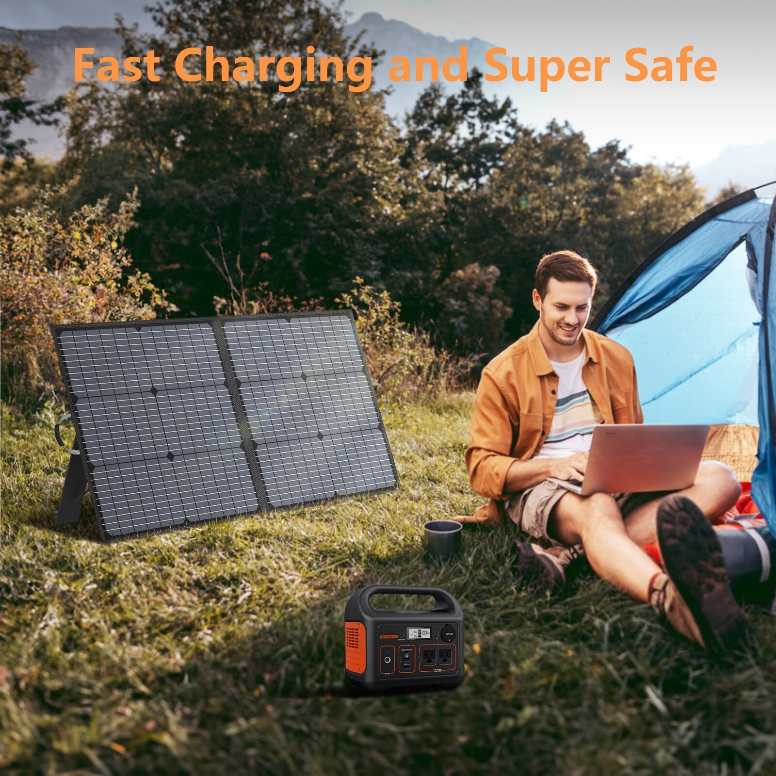 Solar Panel Kit Portable Foldable 110W 220W 400W 440W for Ecoflow Power Station