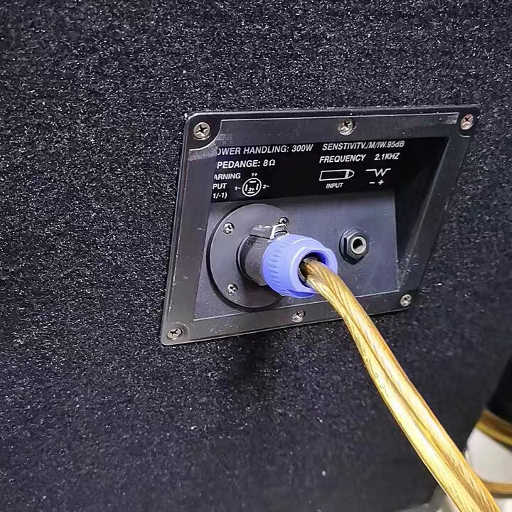 6x NL8FC Speakon Connector 8 Pole Lock Plug Adapter Compatible Loudspeaker Cable