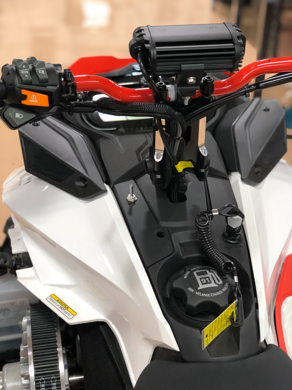 SNOWMOBILE UNIVERSAL LED Auxiliary Light Bar w/Mount and Harness