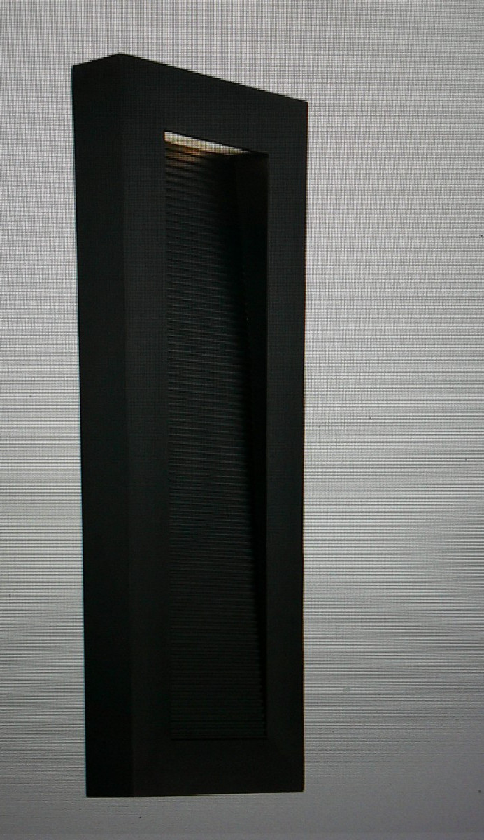 MODERN FORMS WS-W1122-BK Urban 2 Light 22" LED Wall Light/3000K, BLACK