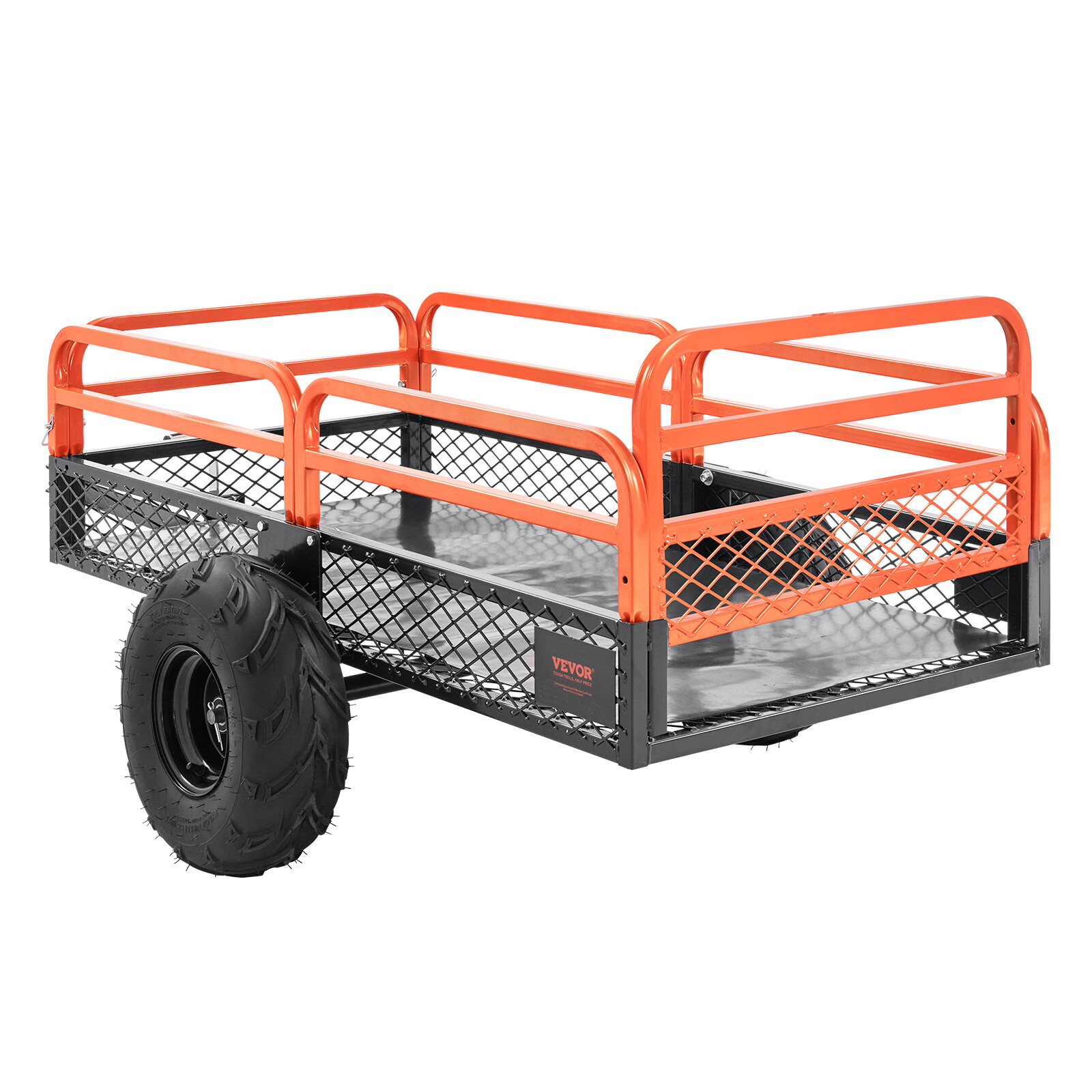 VEVOR Dump Trailer Tow Behind Dump Cart 1500 lbs 15 Cu. Ft. Steel Construction
