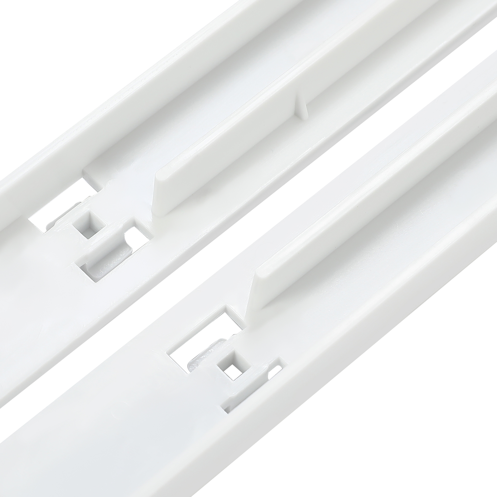 Left+Right Pan Hanger Slide Rail For Refrigerator Frigidaire 240530601 240530701