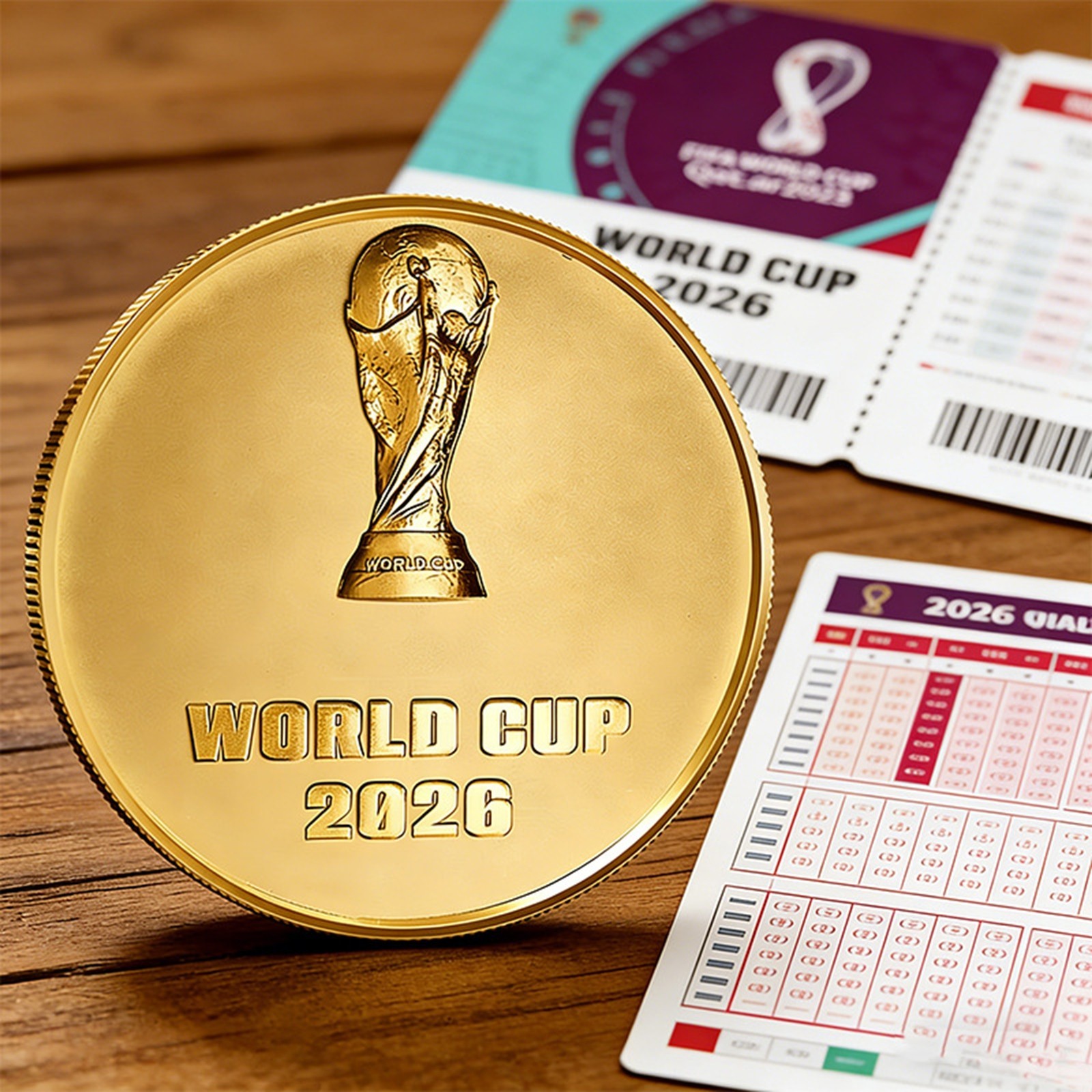 2026 FIFA WORLD CUP Commemorative Coin A Small Gift for Fellow Fans