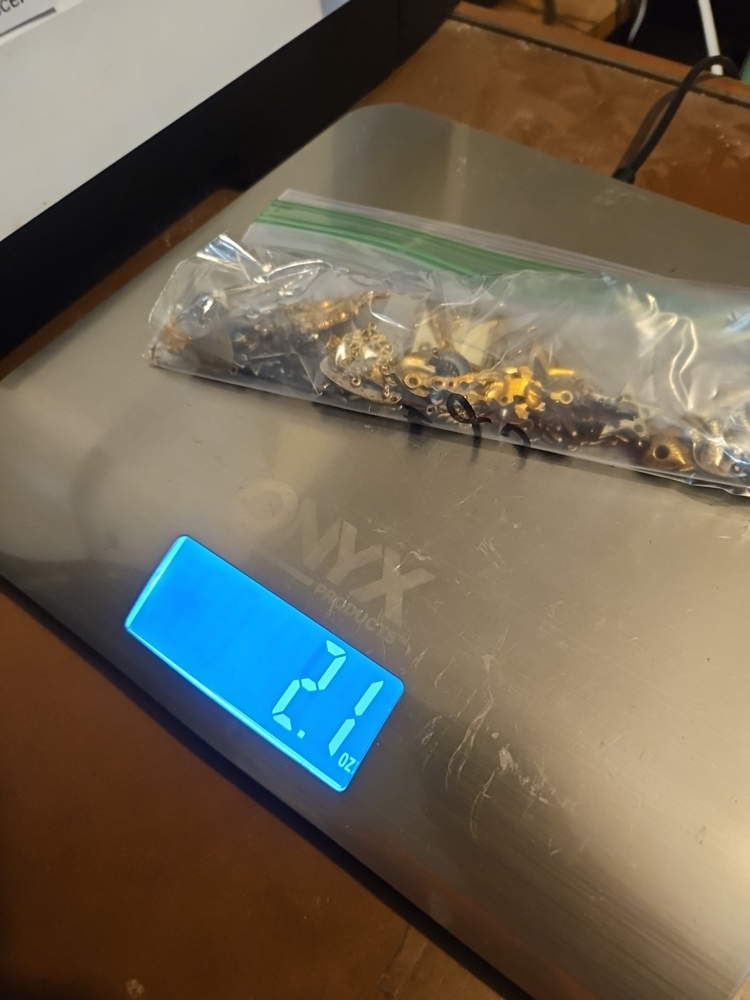 Lot Of 50 Mixed Parts Pcs France Vintage 60s Brass Stampings Findings Jewelry 25