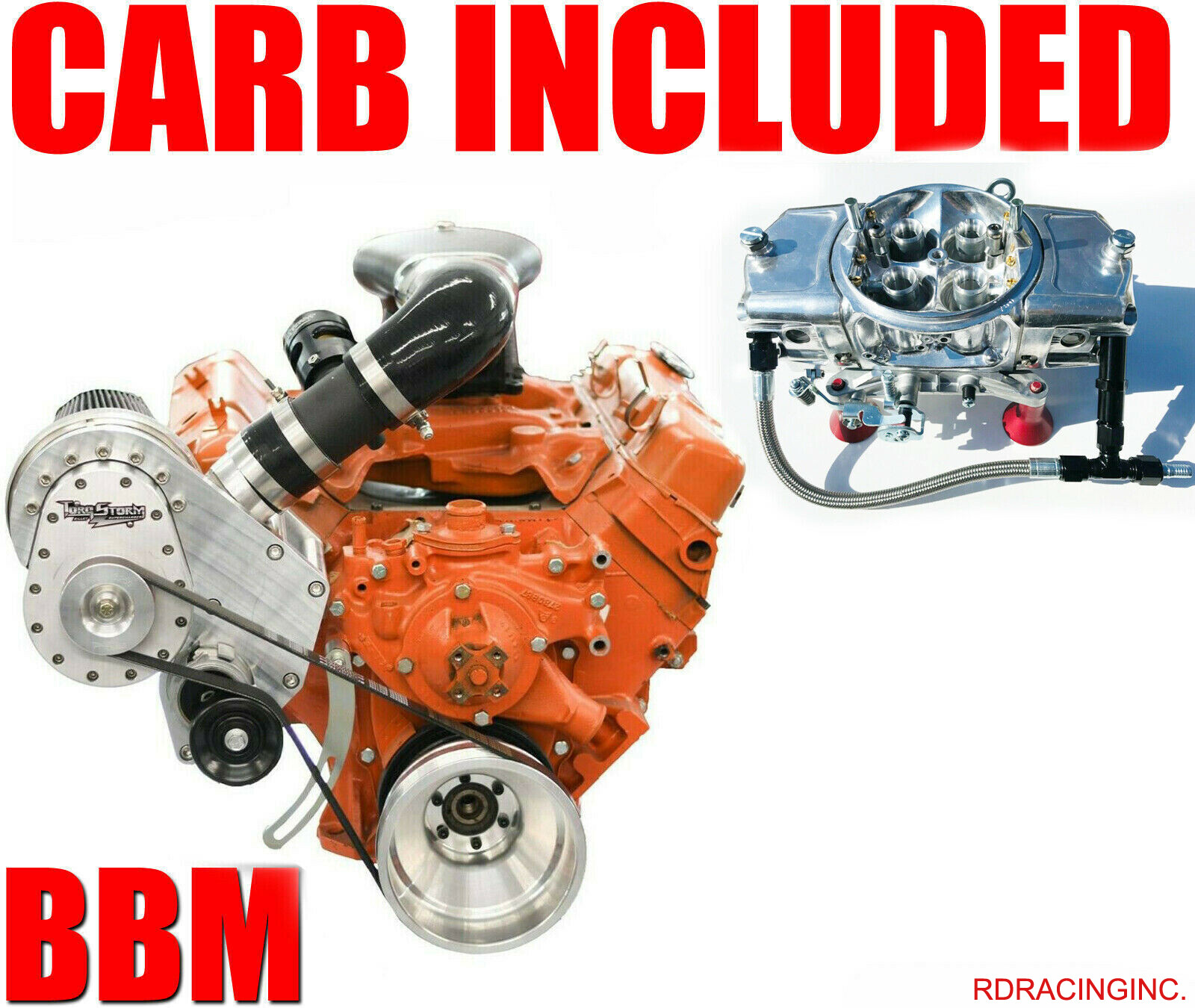 TORQSTORM SUPERCHARGER SYSTEM BIG BLOCK MOPAR 440 DEMON CARB ARP-K-DG-RB-MOPAR