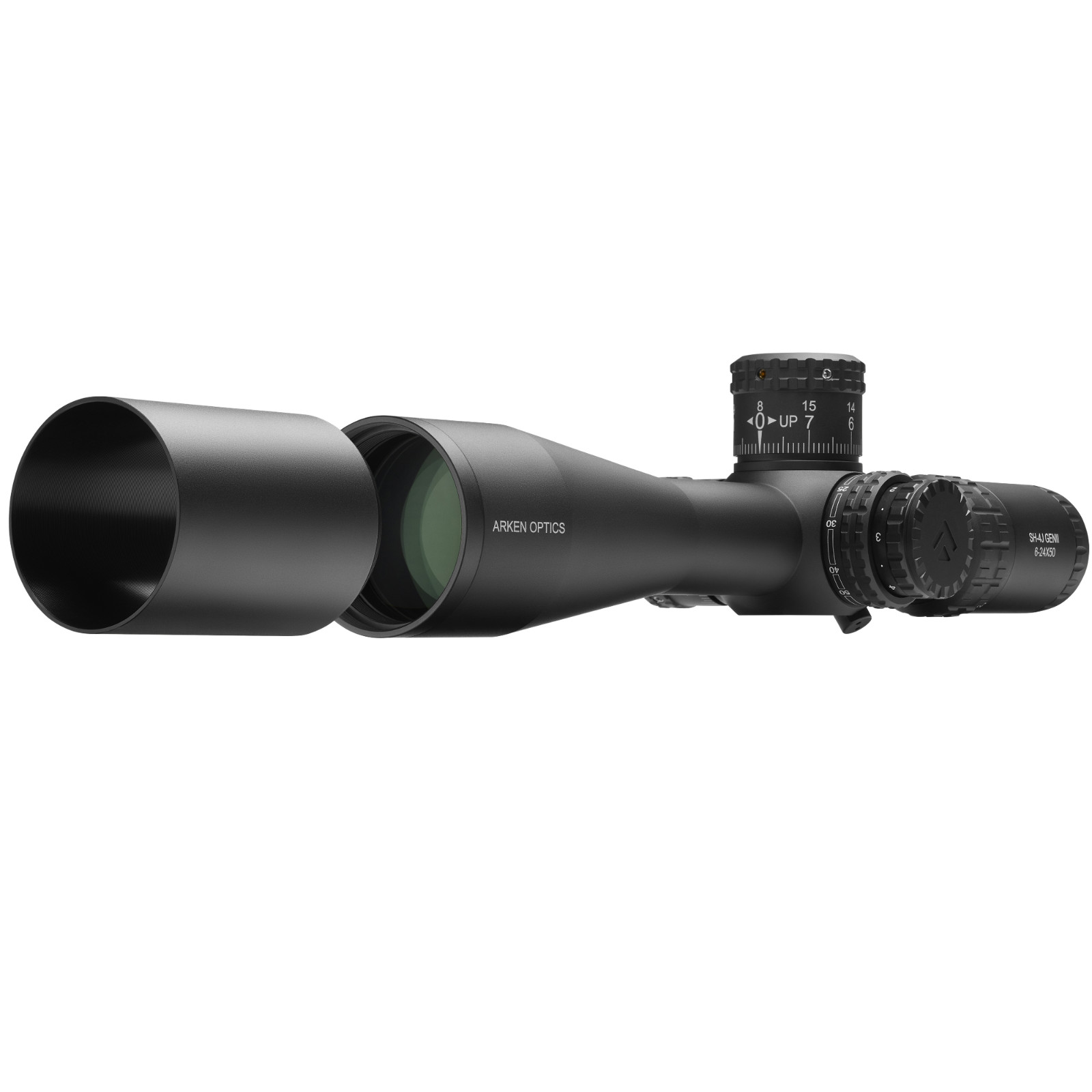 Arken Optics SH-4J 6-24×50 FFP – Illuminated VPR MOA Reticle (SH4J-6240VPR)