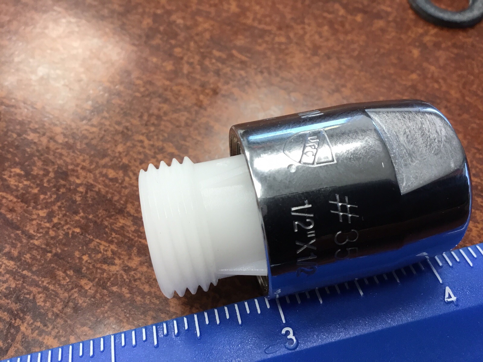 Newport Brass 1/2 Inch Hand Shower Vacuum Breaker Chrome VISENTIN #35 Free Ship