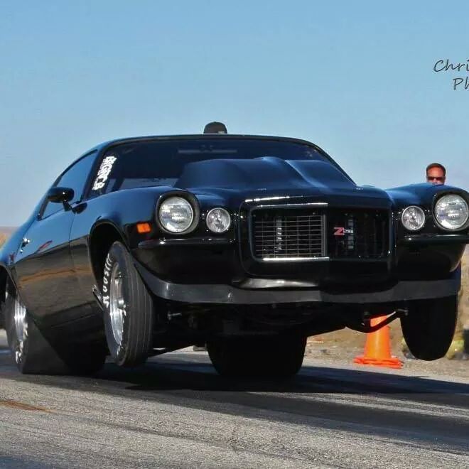 PRO RACING WING Chevy Camaro 70/73 Black Anodized Aluminum