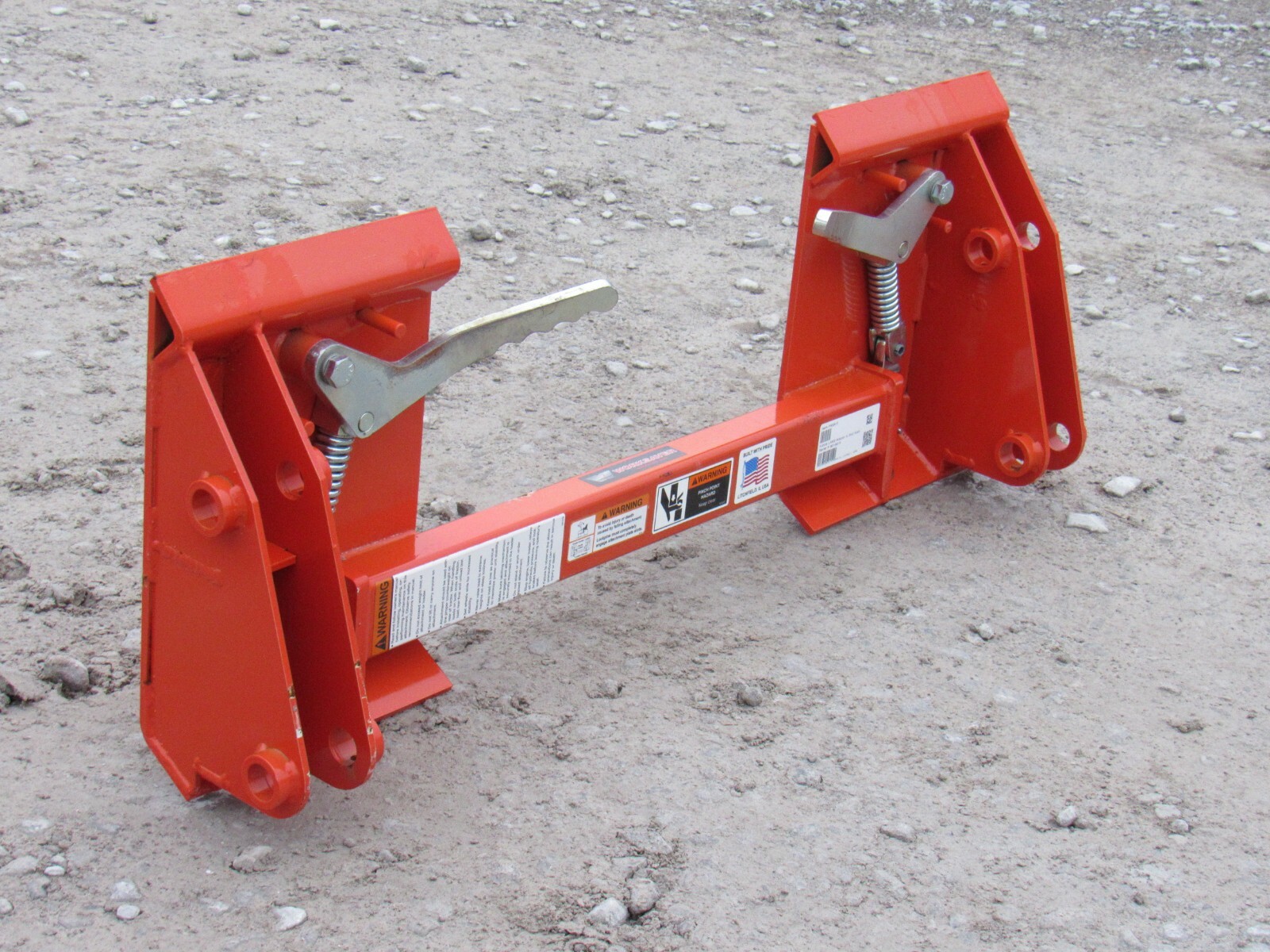 Kubota LA852 Tractor Loader To Skid Steer Quick Attach Adapter Conversion 832915