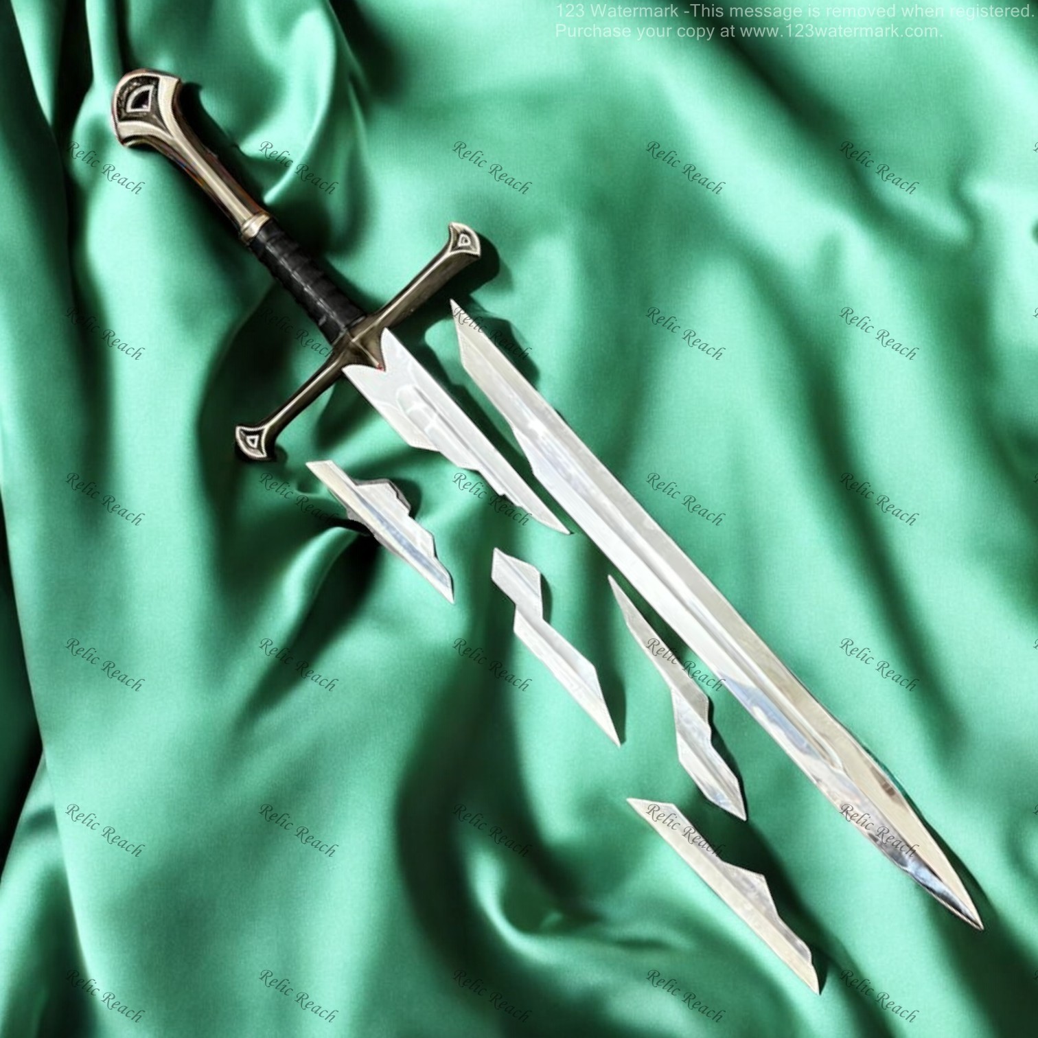 LOTR Anduril Shard of Narsil, High Carbon Steel Premium Hobbit Christmas GIFT BF