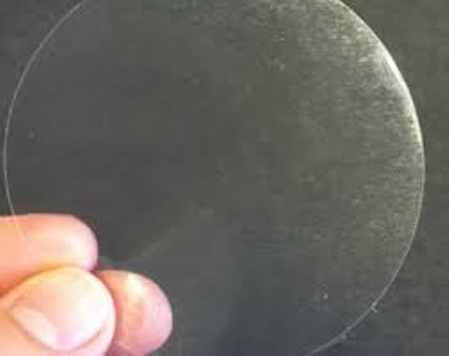 500 1 inch 1" Round Clear Package Wafer Tamper Seal Label Sticker Dot Tab