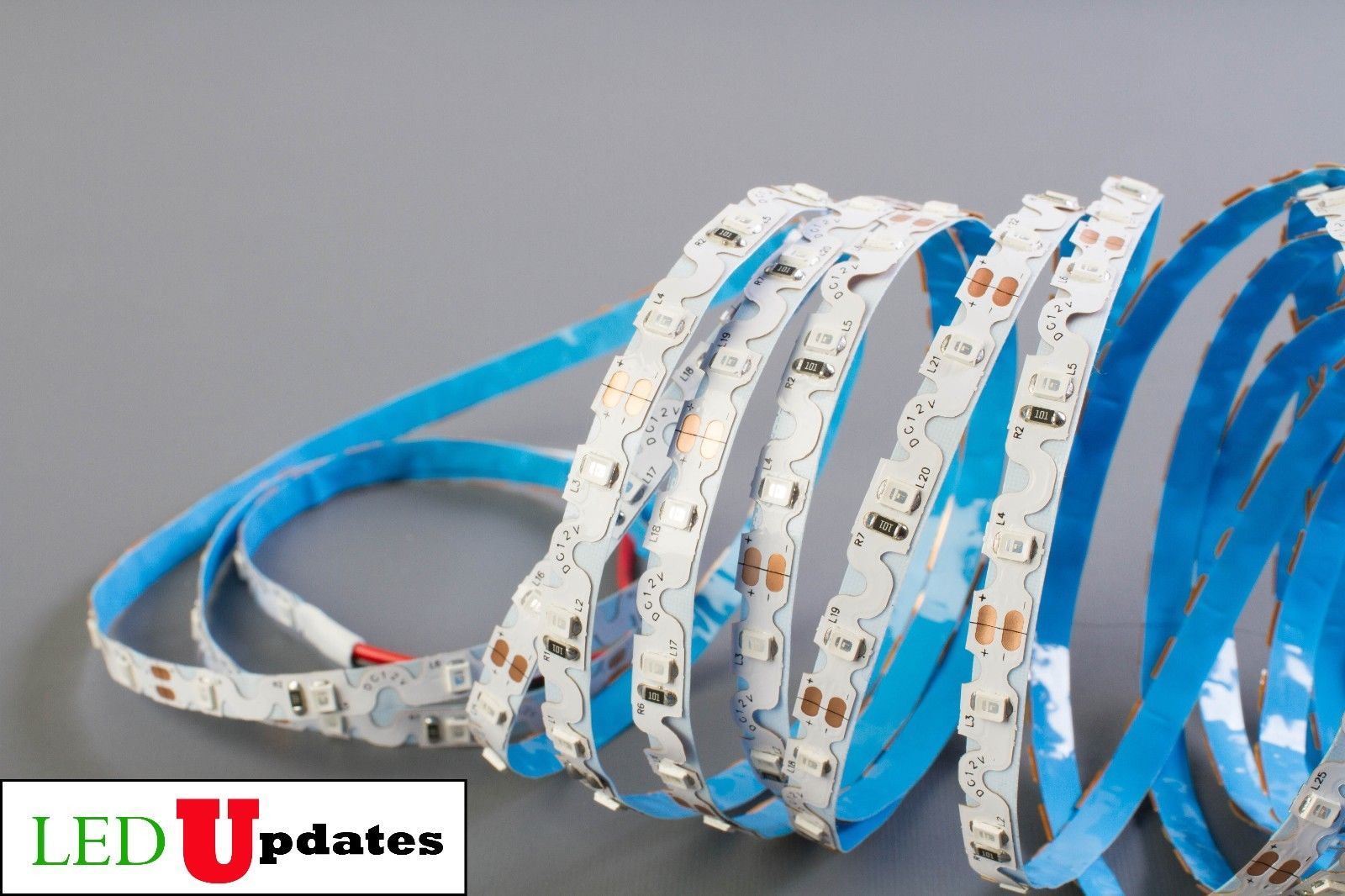 Blue LED strip light for 40" 55" 60" TV ambient 8ft with remote & AC power