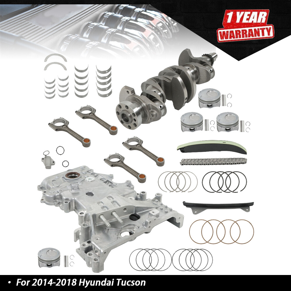 For Kia Soul 2014-2019 2.0L Engine Rebuild Kit - Crankshaft Con Rods Timing Kit