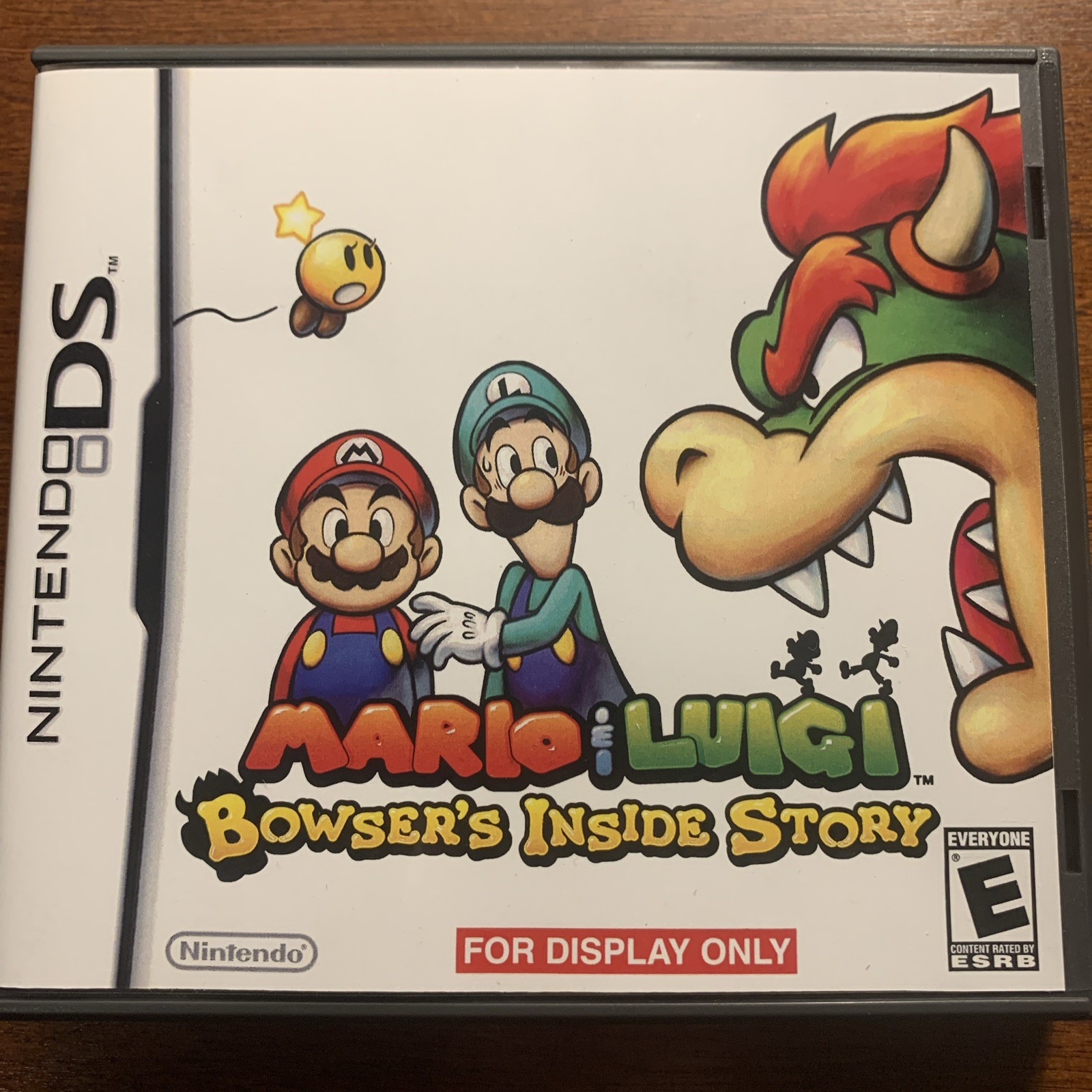 Mario & Luigi Inside Story / Nintendo DS Replacement *Case ONLY For Display Only