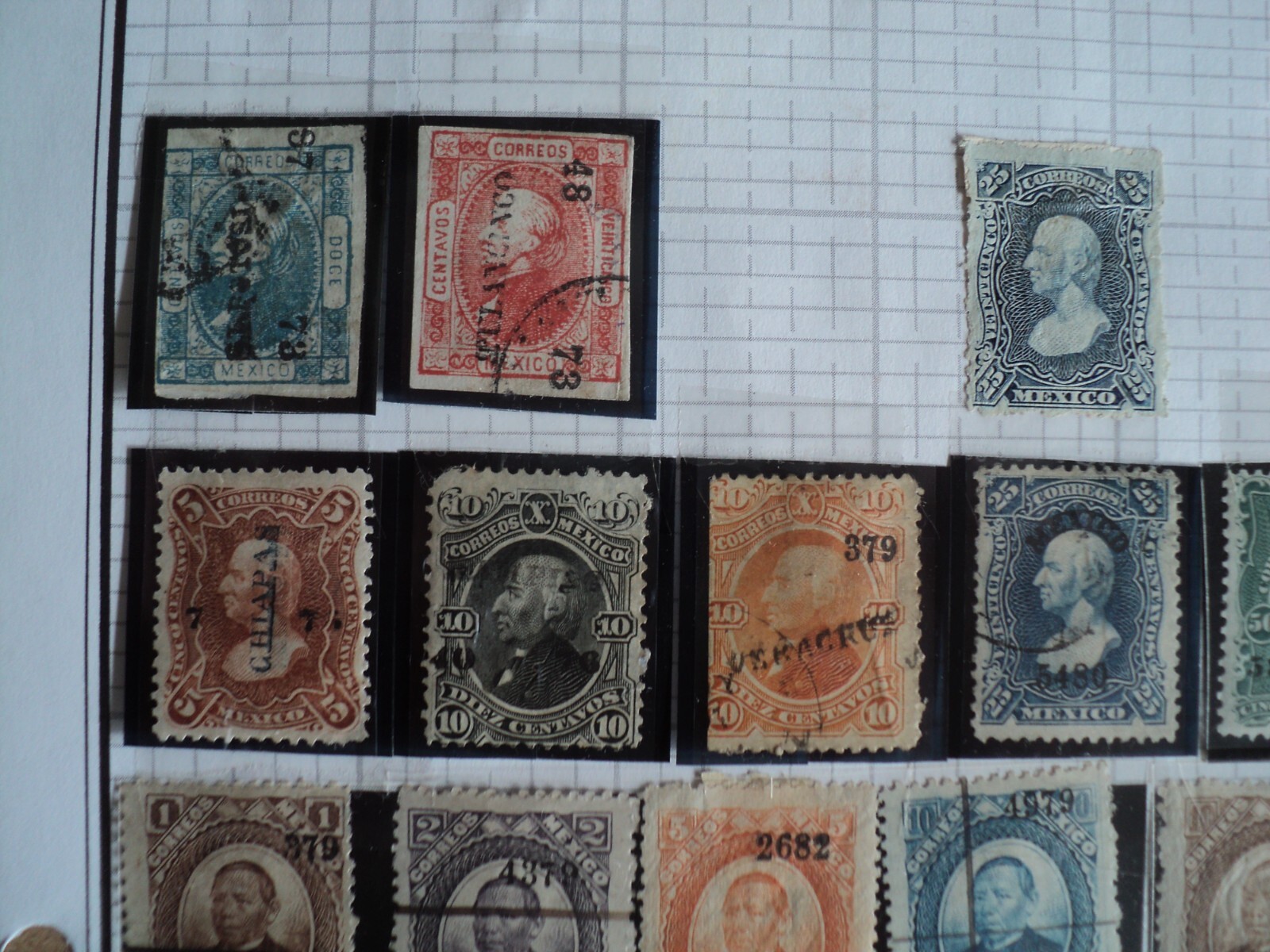 SUPER Mexico Stamp Collection Very early