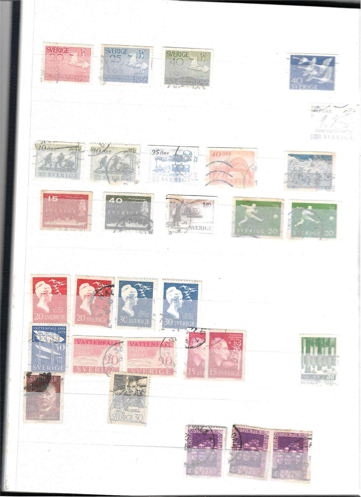 Excellent Sweden collection in stockbook!!