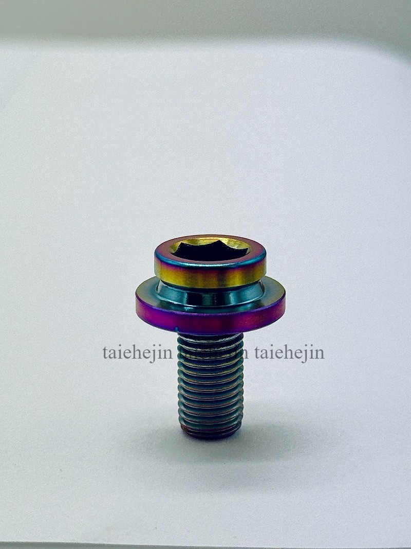 M8x15mm Bike Crank Titanium Bolts Screws Square Taper Bottom Bracket Ti Bolt Cap