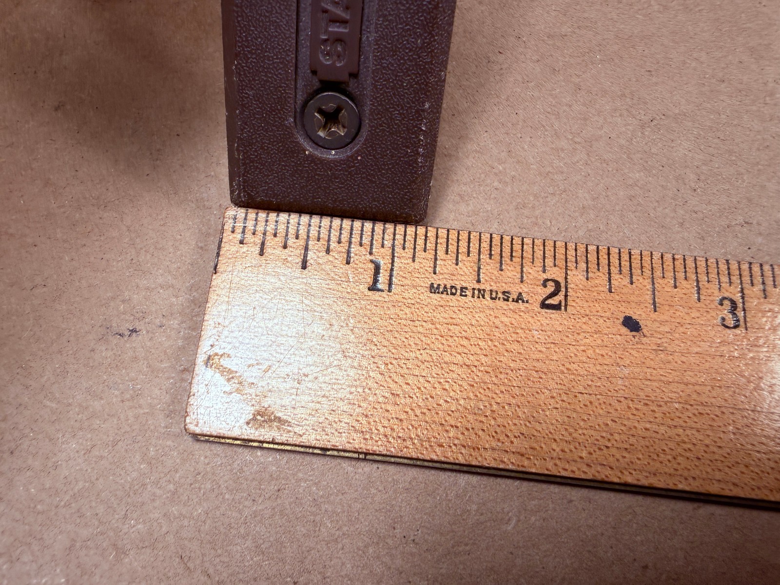 Set of Vintage Stanley Level End Plates Caps with Vial Covers and Surrounds