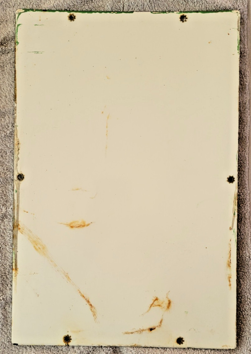 Original 1960 Sky Chief Su-preme Texaco Petrox Porcelain Sign 18" x 12"