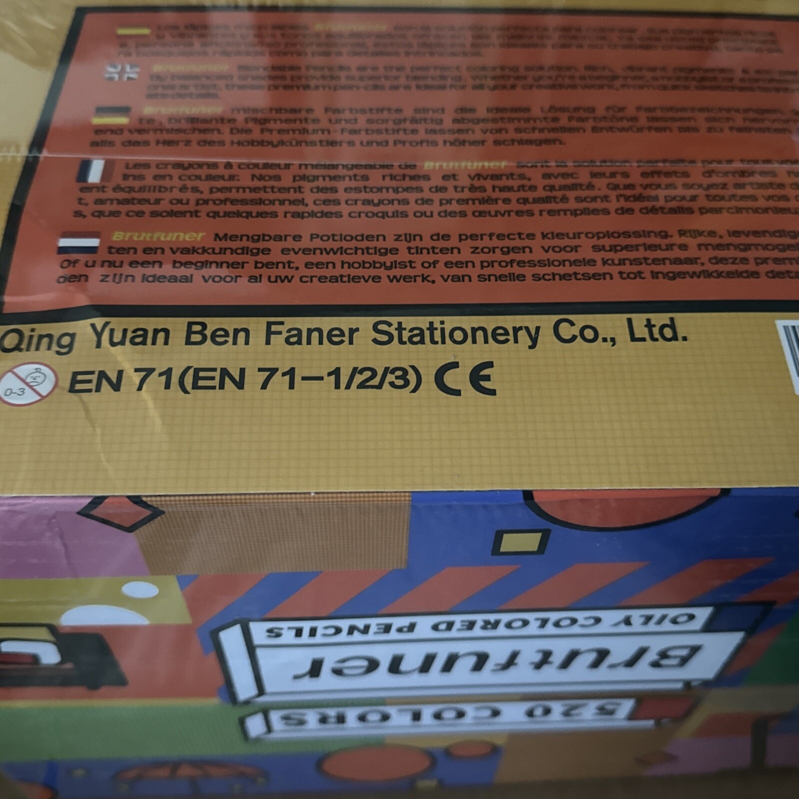 520 Brutfuner Oil-based Colored Pencils NEW Shipping Included