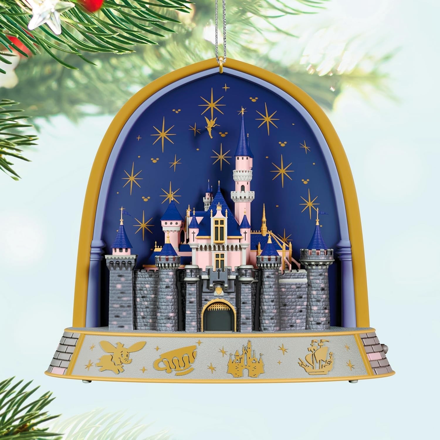 HALLMARK KEEPSAKE DISNEYLAND 70th Anniversary SLEEPING BEAUTY CASTLE Ornament