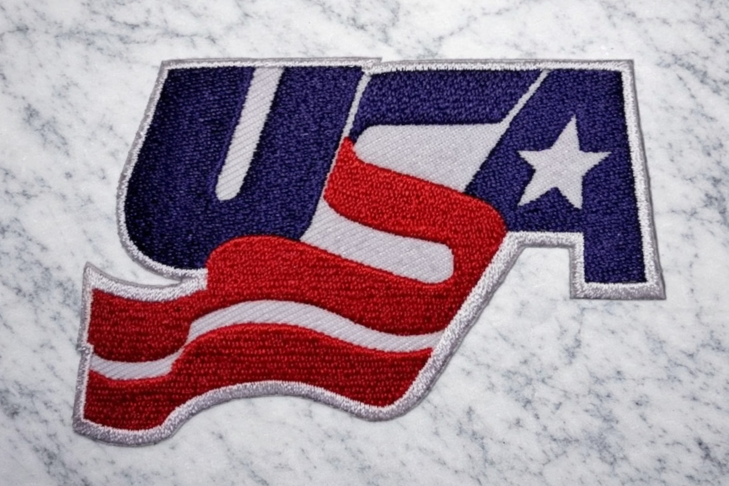 USA HOCKEY Embroidered Iron/Sew On Patch 3.5"X2.5" SHIPPED FROM USA