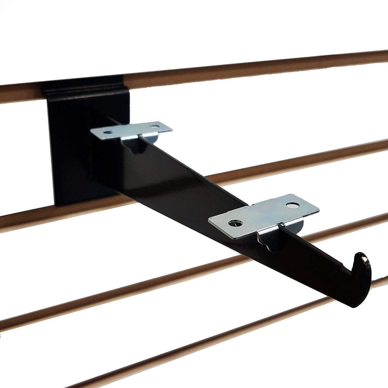 Center Shelf Rest Clip & Rubber Cushion for Brackets to Hang Glass, Wood Or M...