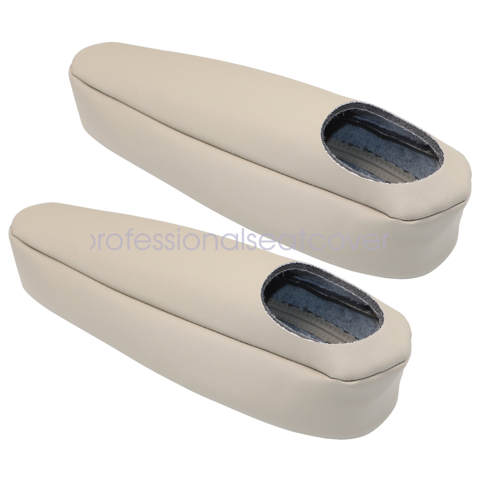 For 2003 2004 2005 2006 Chevy Tahoe GMC Yukon Front Leather Seat Cover Light Tan