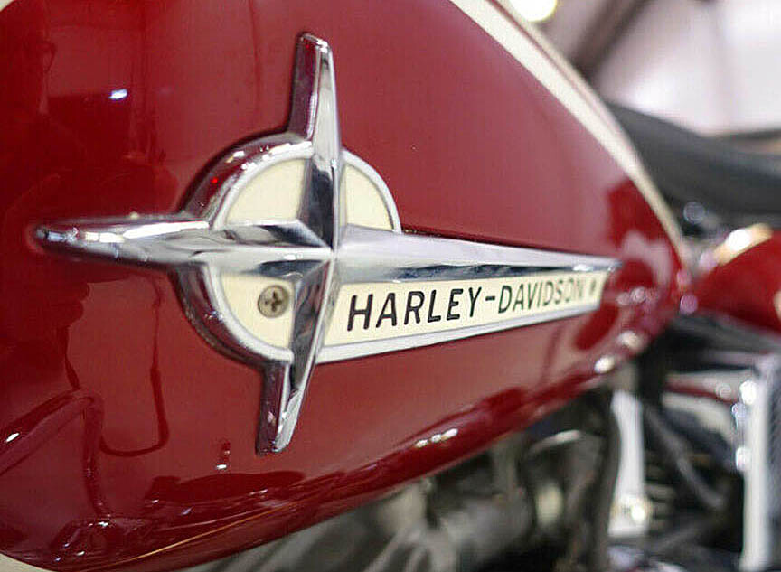 OEM Gas Tank EMBLEMS with SCREWS for 1961 - 1962 Harley Pan & Servi-Car