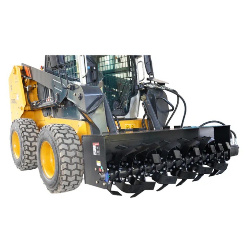 Landy Attachment 72" Skid Steer Soil Cultivator Light Duty Hydraulic Roto Tiller