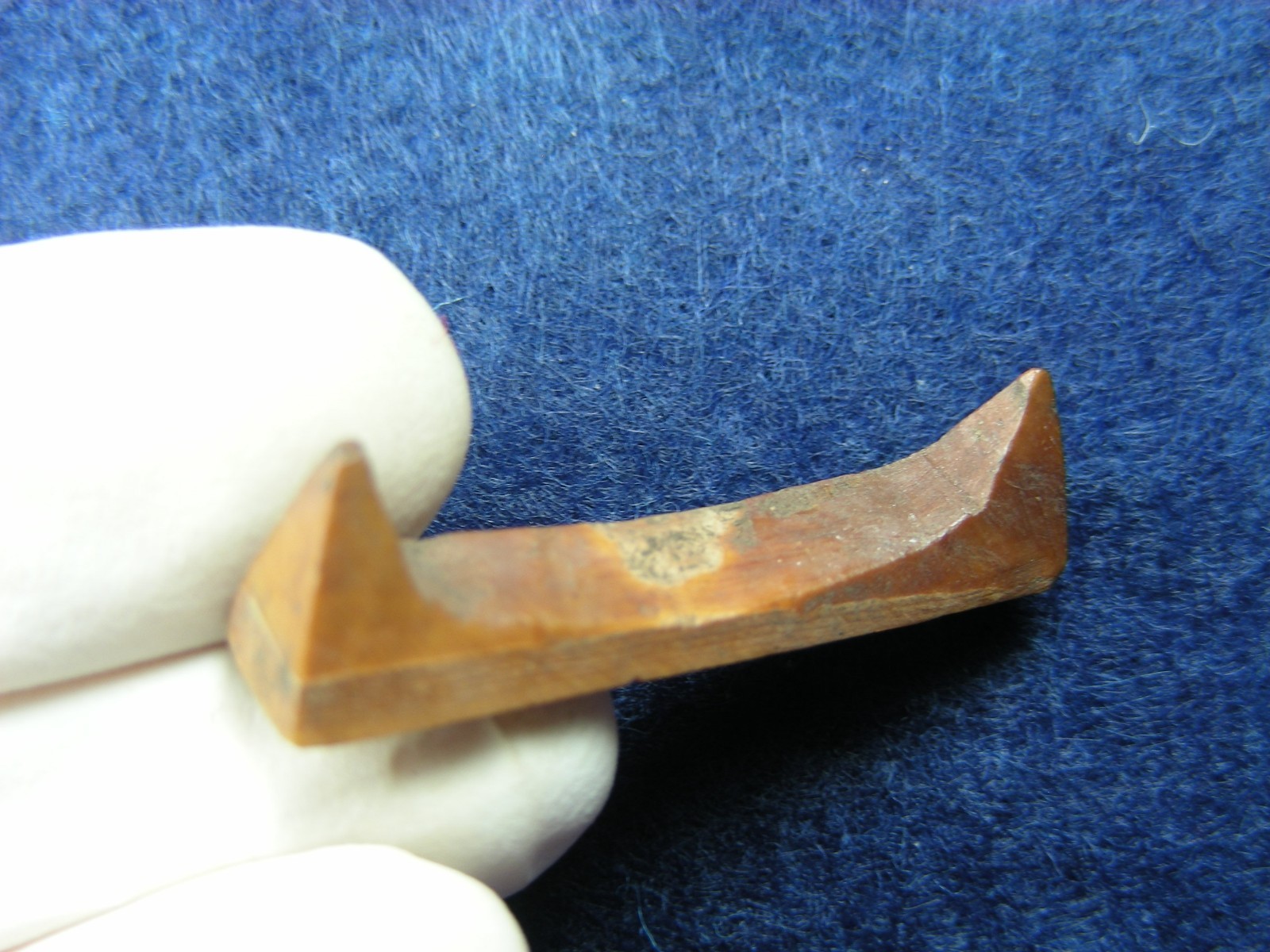 BONE TOOL OR ORNAMENT 1-1/2" ALASKA Authentic Indian Artifacts