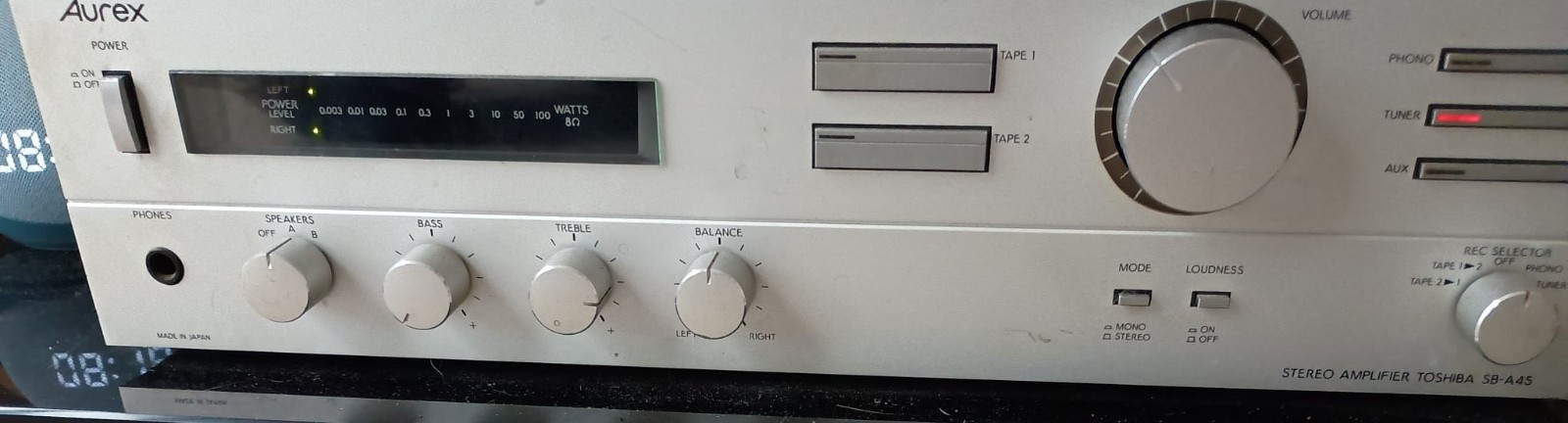 Aurex (Toshiba High End) SB-A45 Integrated HiFi Amplifier 40w + 40w