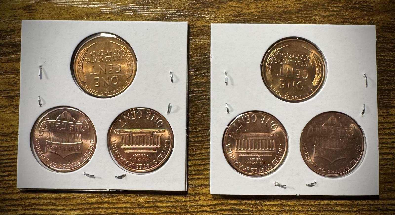 1958 2008 2025 P D Lincoln Cent Penny Lot Of 6 BU 🔥LAST YEARS OF EACH SERIES🔥