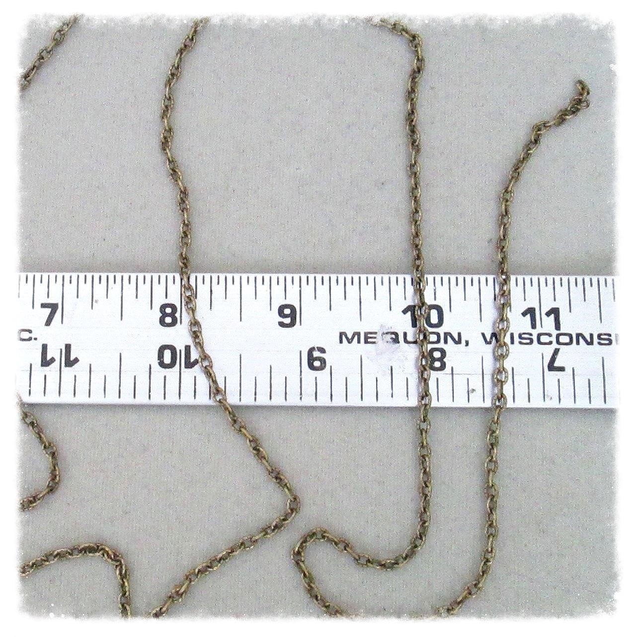 SMALL 4 ft Chain 3mm Oval ~ Rosary Finding Making Parts BRONZE
