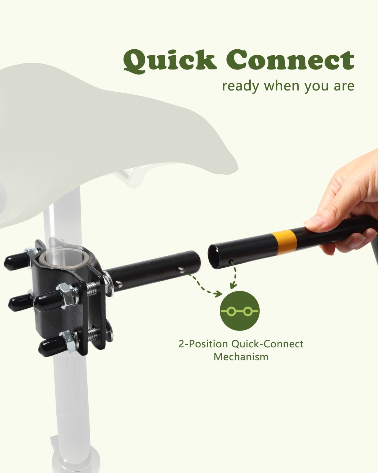 iPetba Dog Bike Leash - Hands-Free Bike Attachment for Dogs,Black