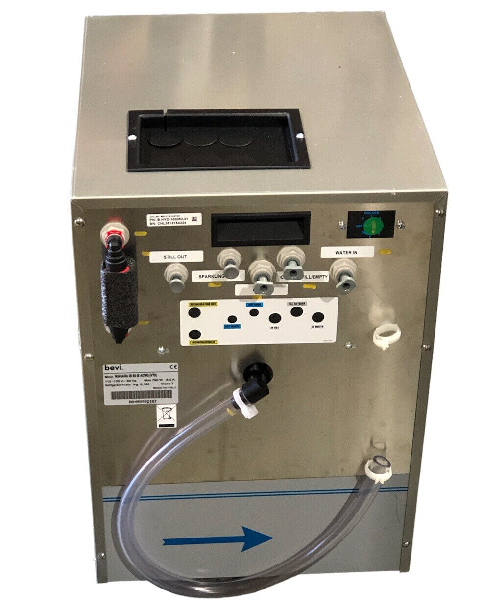 BEVI Niagara IN 65 IB ACWG Under Counter Chiller Only for Countertop Dispenser