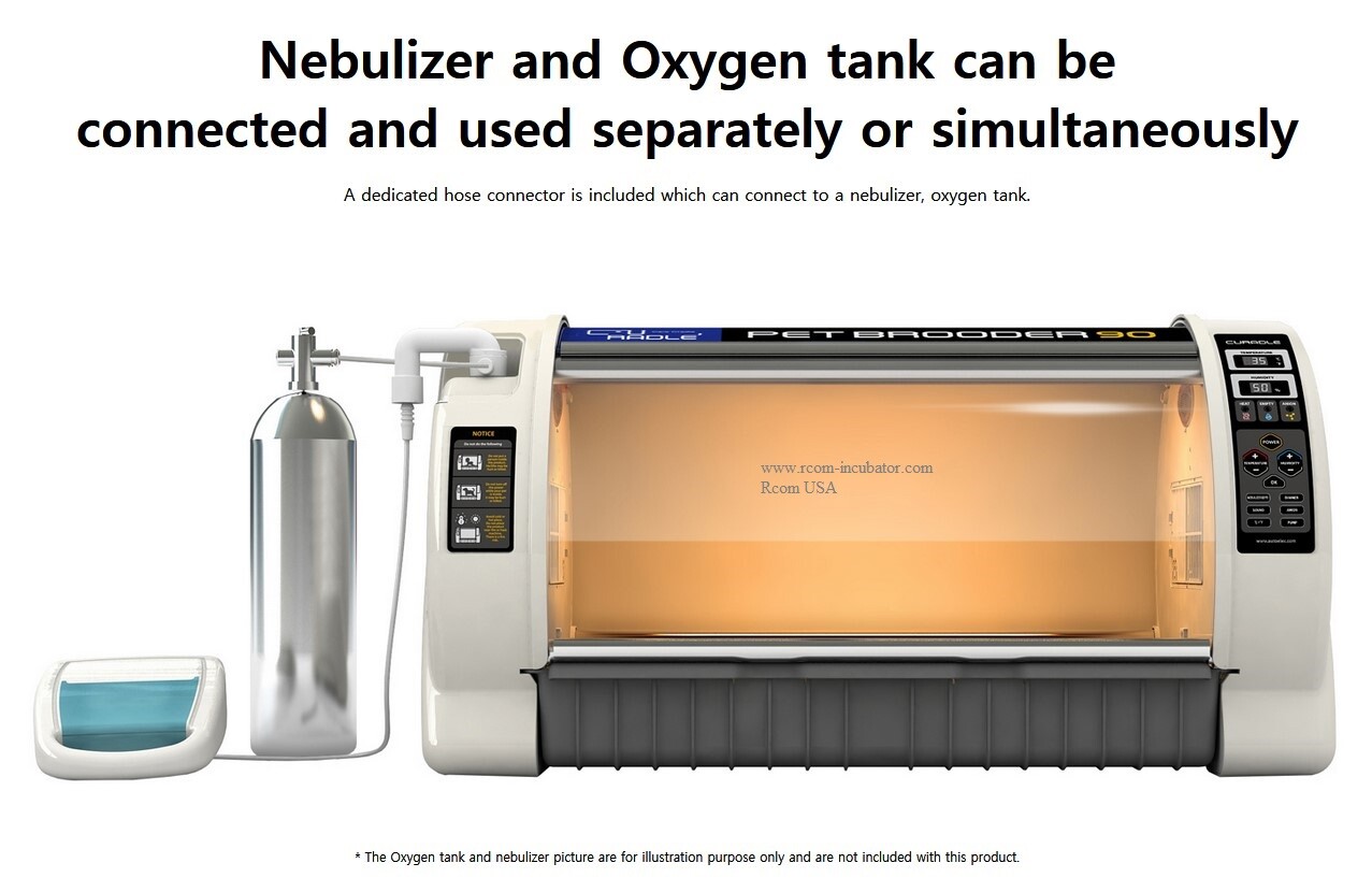 Rcom Curadle Large Pet Brooder 90 MX-B90N for Puppies and Kittens, w/ Bonus Tray