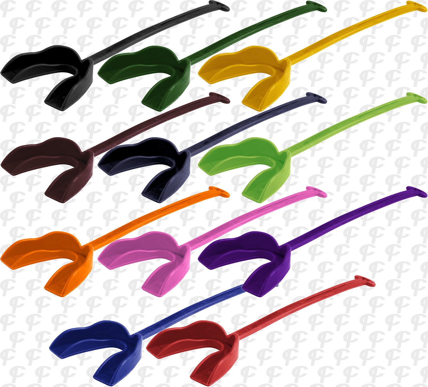 Champro with Strap Football Mouthguards Bulk Team (50 Pack) YOUTH or ADULT