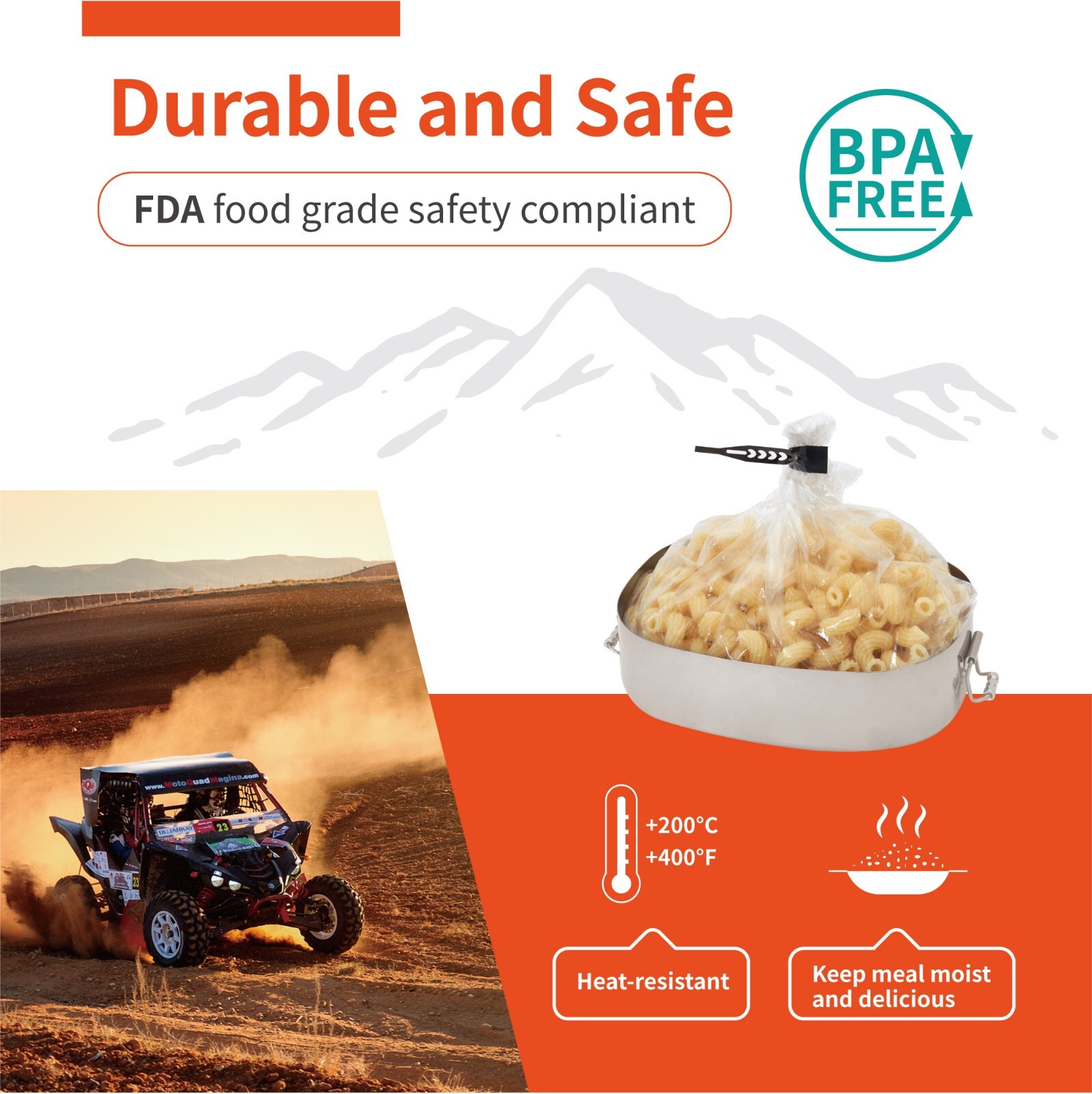 The Muffpot Portable Cooker Bags-Compatible with All Exhaust Food Warmer