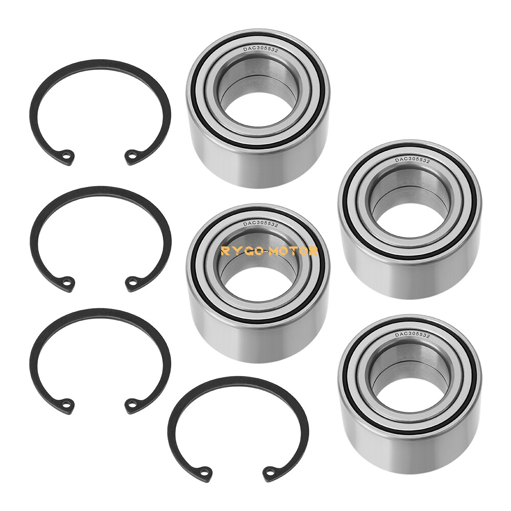 1402-027 for Arctic Cat 500 650 700 1000 Front & Rear Wheel Bearing W/Circlip X4