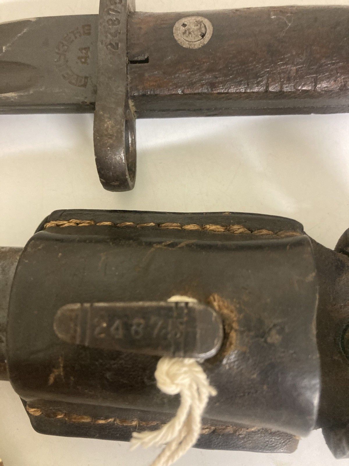 Yugo M48 Mauser Bayonnet With Scabbard And Frog Number Matching.