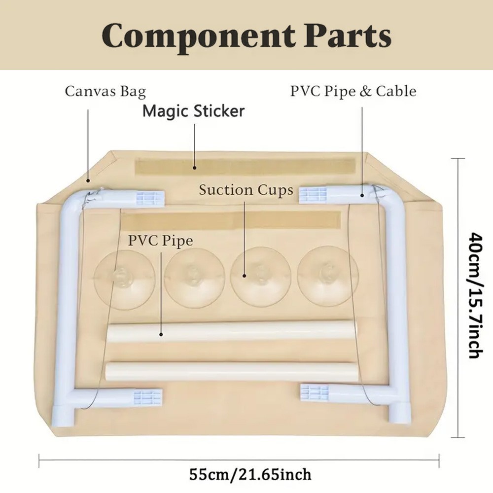 Ultra-Soft Cat Window Hanging Bed - Comfortable Cloud-Shaped Retreat