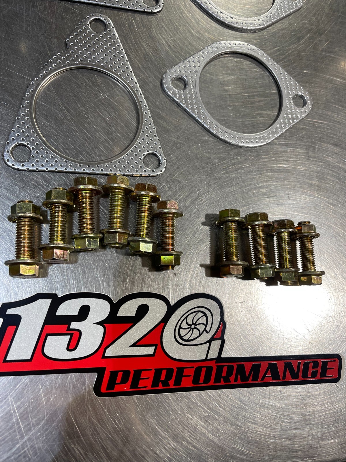 1320 G37 370Z catalytic converter gaskets - HR engine with hardware O ringed