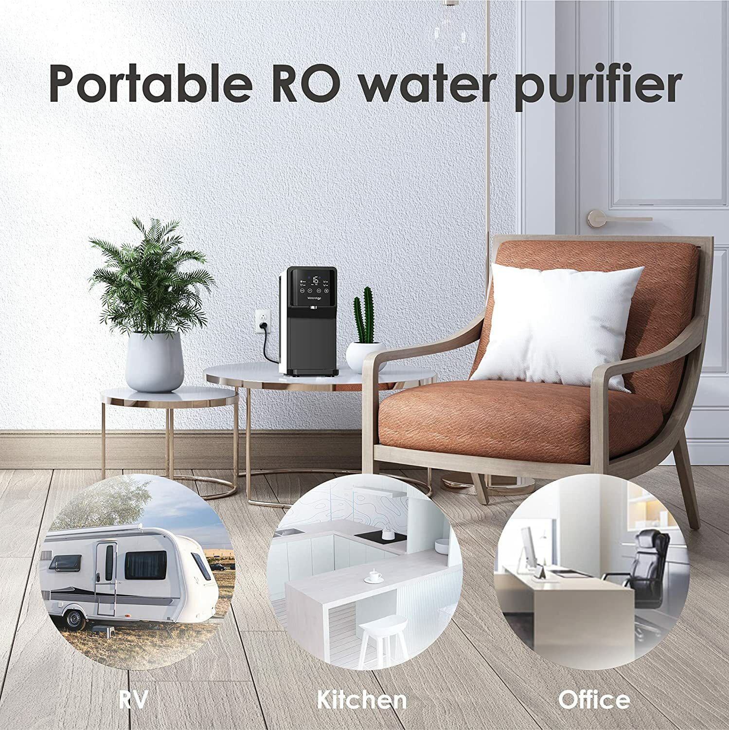 Waterdrop N1 Countertop Reverse Osmosis System, TDS Reduction