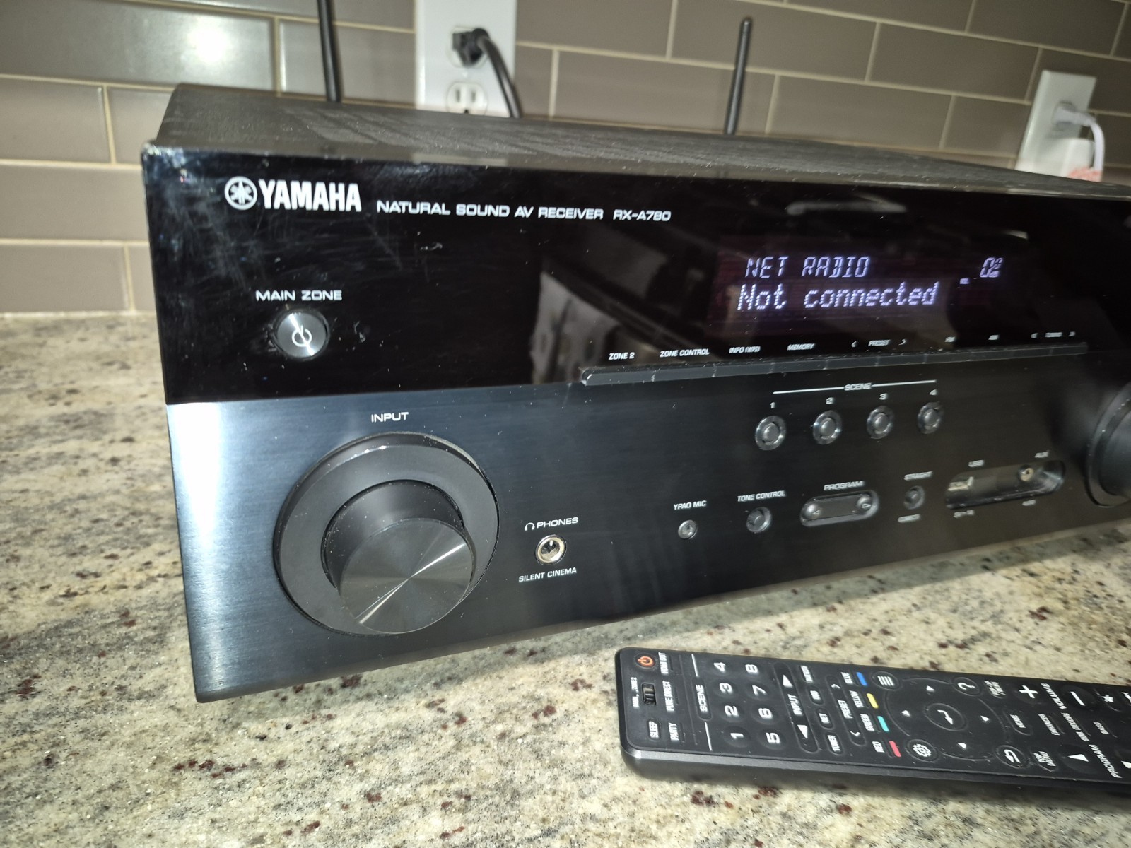 Yamaha RX-A780 7.2 Channel AV Receiver - Black