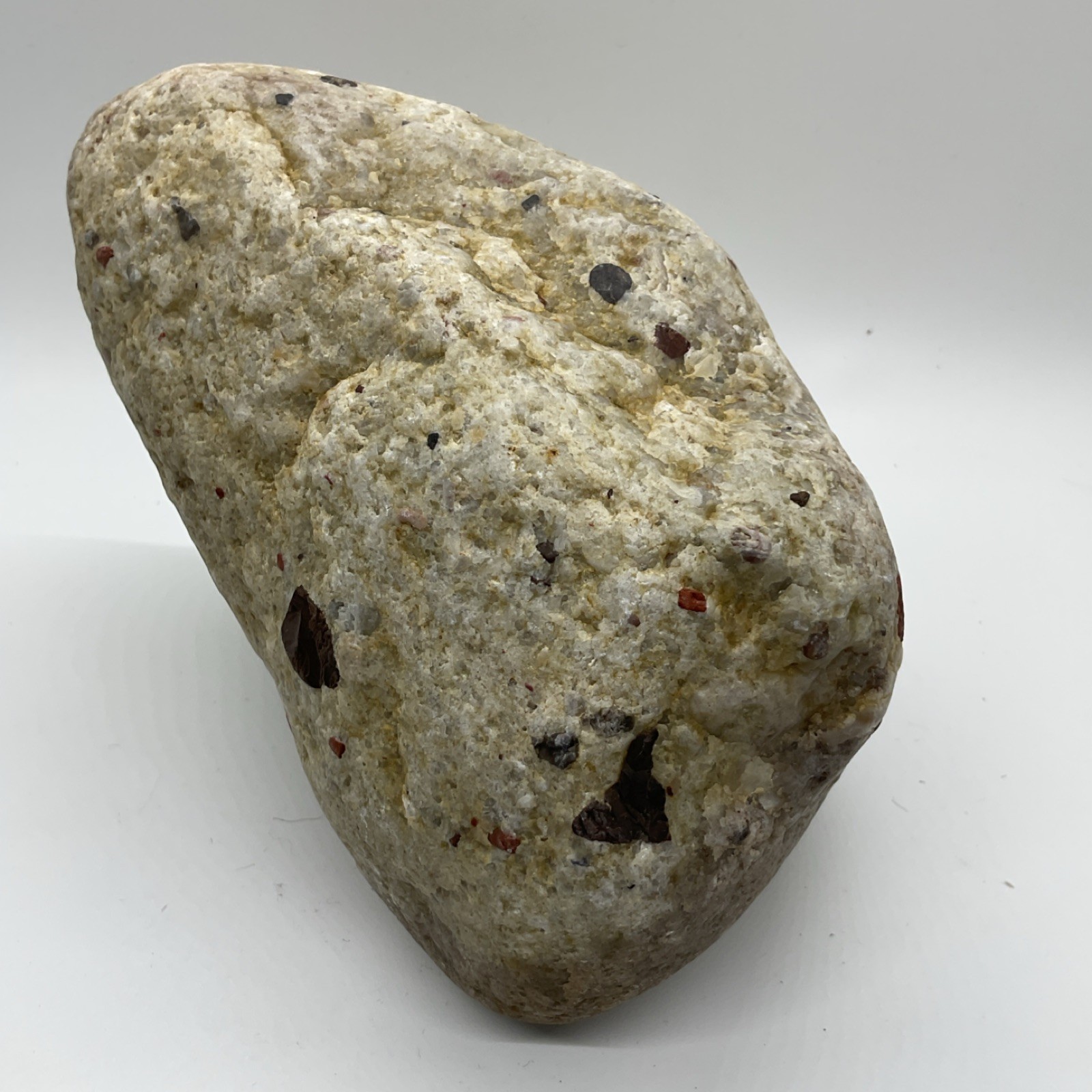 Large unique Michigan puddingstone jasper conglomerate 7lbs!