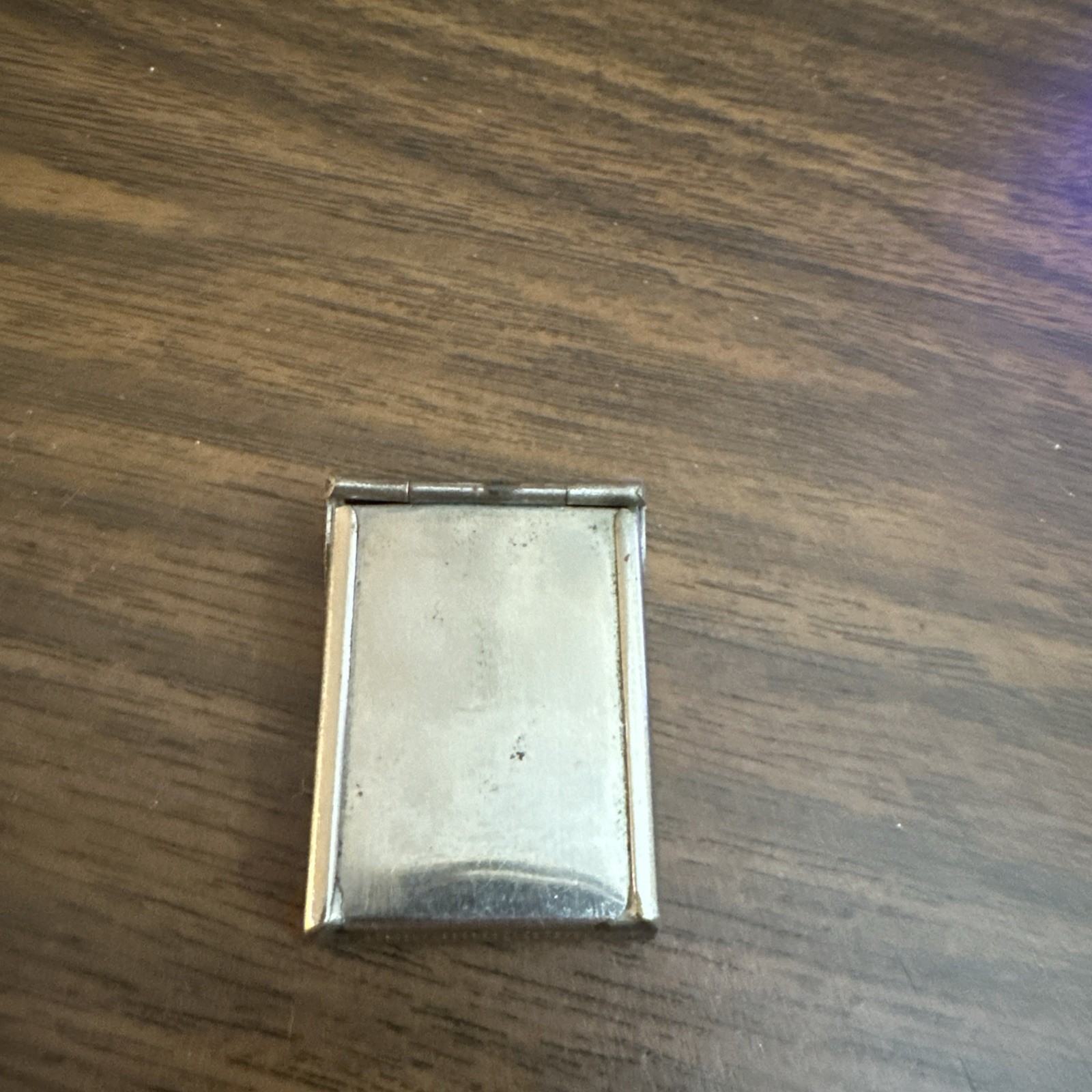 Antique Postage Stamp Holder Fold Top