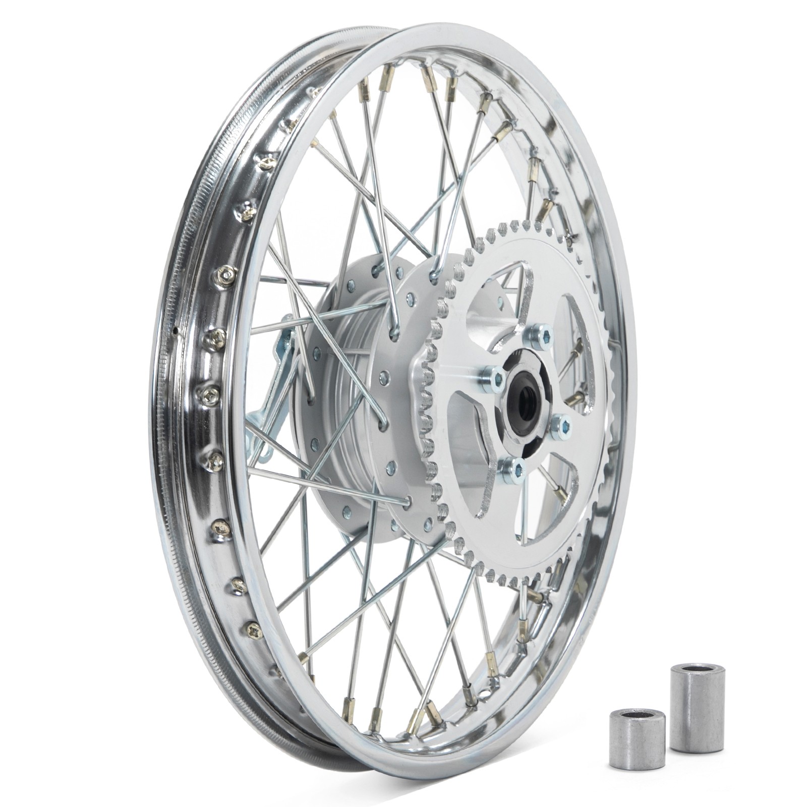 For Honda CRF100F 2004-2013 16" Complete Rear Wheel Brake Kit XR100R 1985-2004