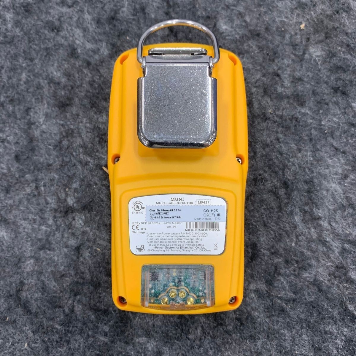 MPOWER ELECTRONICS MP427 Muni Multi Gas Detector with Diffusion Sampling