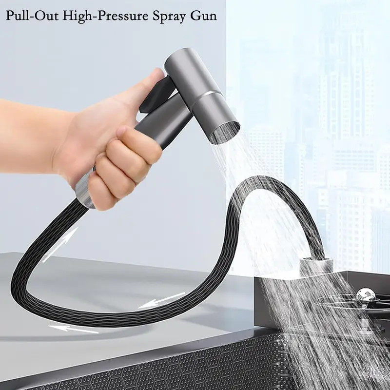 BRONCHO 29.5x18 INCH Modern Smart Single Bowl Kitchen Sinks With Faucet